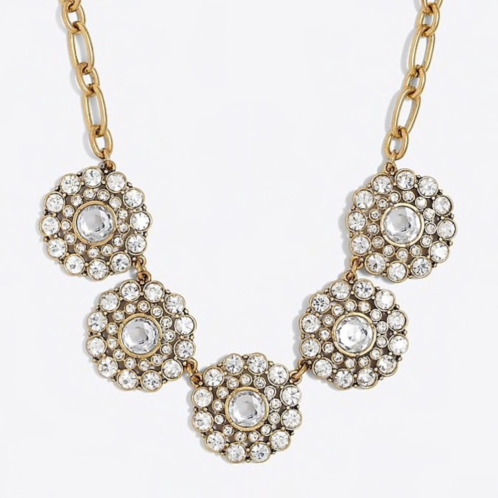 J. Crew Layered Circle Necklace